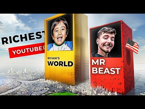 💲TOP Richest Youtube Stars 2023 ►3D