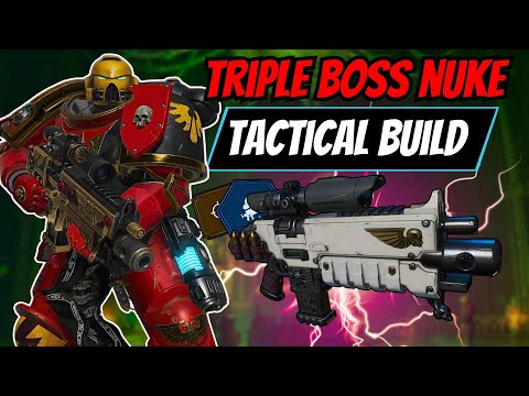 TRIPLE Boss Nuke Stalker Bolt Rifle Tactical Build to DEVASTATE Hard Stratagems - Space Marine 2