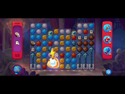 Fishdom Hard level 11208 no boosters フィッシュダム ハード