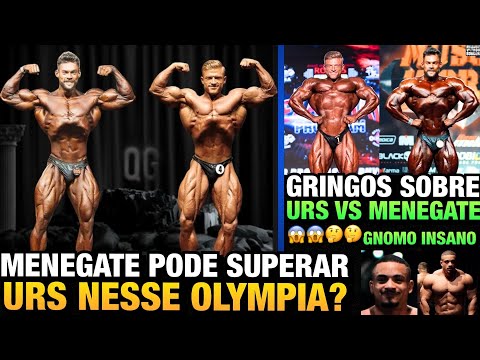 MIDIA GRINGA COMPARA MENEGATE E URS (URS PERDE ?) + GNOMO SURREAL EM BUSCA DO PRO CARD