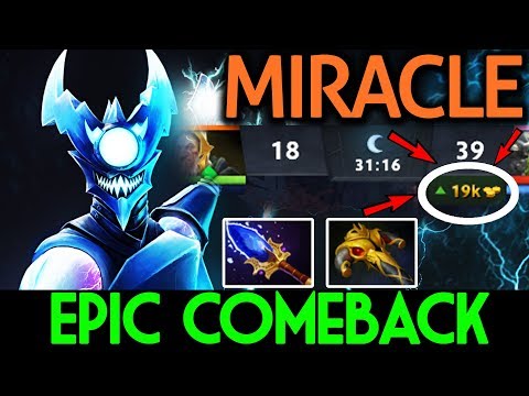 Miracle- Dota 2 [Razor] Epic 19k Networth Comeback!