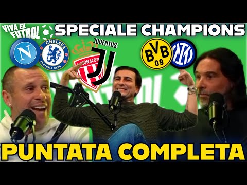 NAPOLI-CHELSEA 2-3 BORUSSIA-INTER 0 2, MONACO-JUVE 0 2 CHAMPIONS LEAGUE VIVA EL FUTBOL ADANI CASSANO