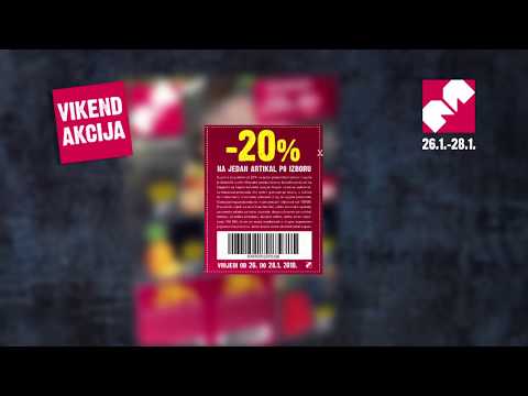 Mercator BH *** Vikend akcija *** od 26. do 28.1.2018.