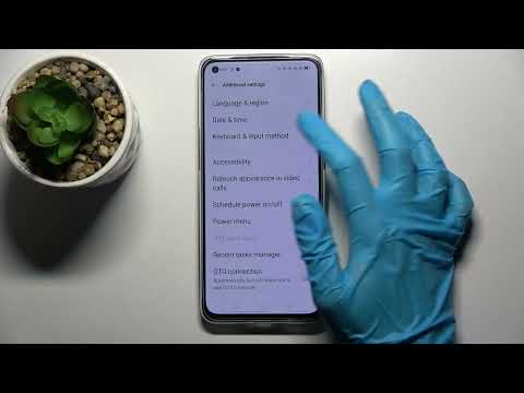 How to Find and Enter the Typing Correction Options on the OPPO Reno6 5G - Text Correction