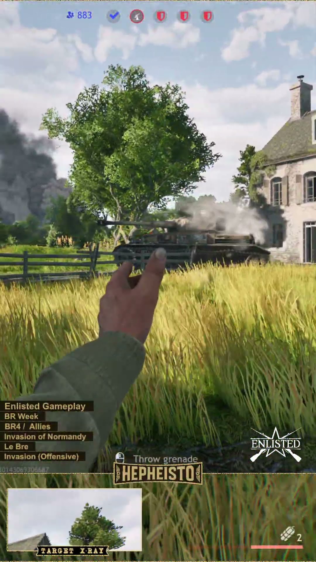 Engineer eliminates Panzer IV J with Explosion Pack