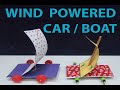 WindPowerCar Build A Wind Powered Car Wind Powered Sail Cars Easy DIY STEM Activity For School