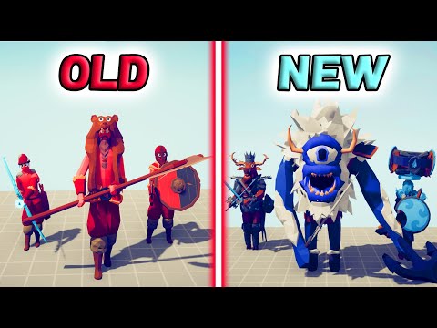 NEW VIKING TEAM vs OLD VIKING TEAM - Totally Accurate Battle Simulator | TABS