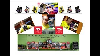 My Arcade Pac-Man, Dig Dug and Galaga unboxing and full review!