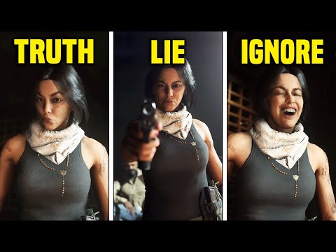 Lie/Truth/Say Nothing to Valeria (All Choices) - Call of Duty: Modern Warfare 2