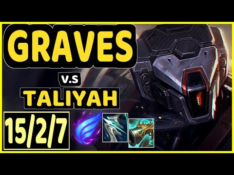 SELFMADE (GRAVES) vs TALIYAH - 15/2/7 KDA JUNGLE GAMEPLAY - EUW Ranked GRANDMASTER