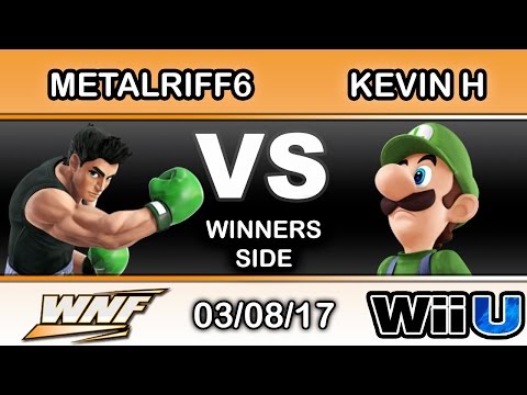 WNF 1.4 - Ronin | Metalriff6 (Little Mac) Vs. Rhythm | KevinH (Luigi) Winners Side - Smash Wii U