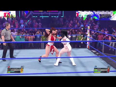 WWE 2k22 (Request) Sakura Hagiwara VS Mai Shiranui Low Blow Ironwoman