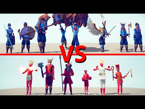 VIKING Team vs LEGACY Team - Totally Accurate Battle Simulator TABS