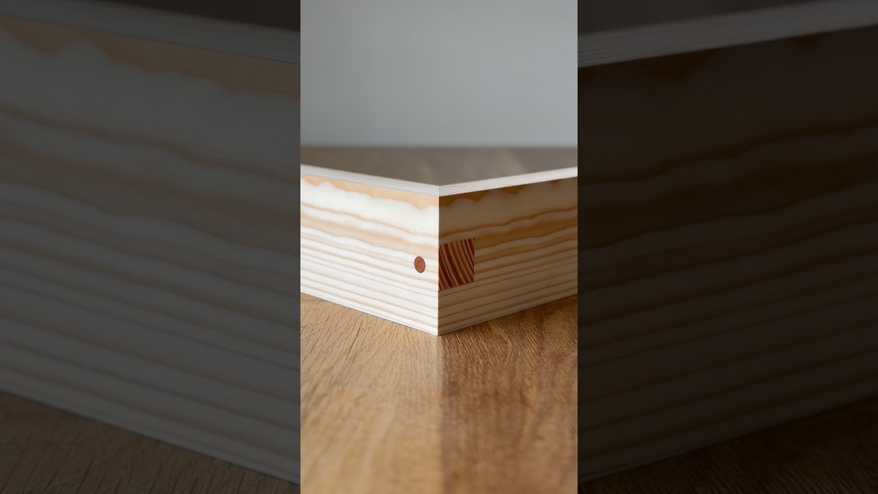 Sharp Tools. Clean Miter Joint. #shorts #woodworking #diy