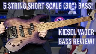 Video thumbnail for Short Scale 5 STRING bass???  (Kiesel Vader 5 Review) by Nicholas Cormier