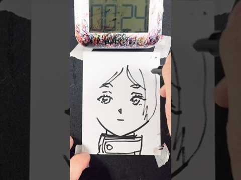 This is Frieren drawn in 1 min. #frieren