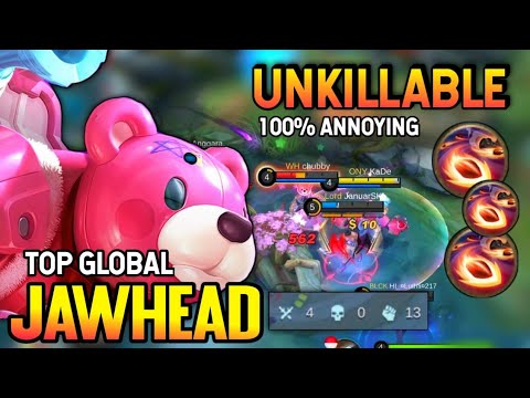 100% Annoying! Jawhead Best Build 2021 | Top Global Jawhead Gameplay | Mobile Legends✓