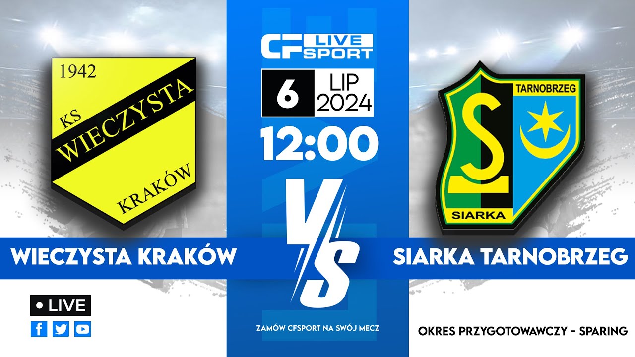 sparing na żywo: Wieczysta - Siarka [TRANSMISJA WIDEO]