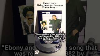 Paul McCartney &amp; Stevie Wonder - Ebony and Ivory (1982, 12&quot; Japan Single) #80smusic #vinyl