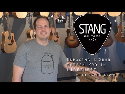 Unboxing a Suhr Modern Pro Fireburst