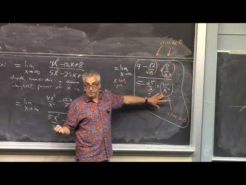 Wed Sep 2, 2026 Lecture (L05) Stewart Section. 1.6 Part 2: Limits at Infinity