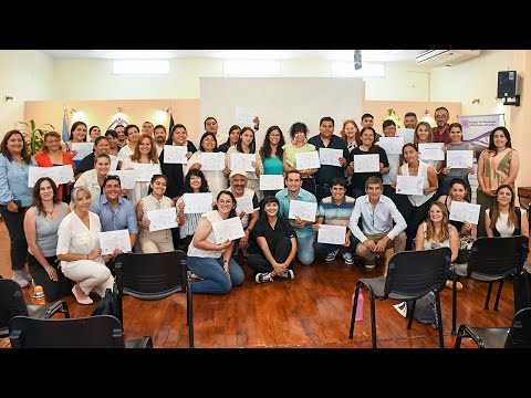 Cerca de 40 operadores socioterapéuticos recibieron su certificación