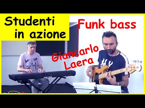 Funk electric bass and keyboard