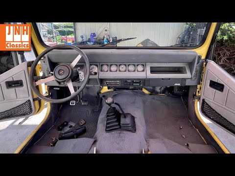 CHEAP JEEP? - 89 Wrangler YJ (Episode 2) - Interior