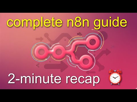 Full n8n guide - 2-minute recap