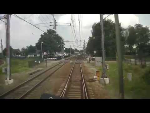 [cabinerit] A train driver's view: Eindhoven - Sittard, VIRM, 05-Aug-2014.
