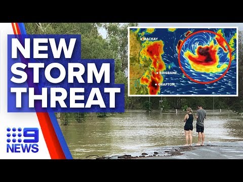 オーストラリアの東海岸で熱帯性低気圧が発生している。 (Tropical cyclone brewing off Australia's east coast | Nine News Australia)