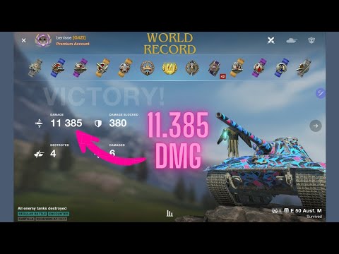 WORLD RECORD 11K DAMAGE | E 50 M | Weirdest Match Ever | WoTB