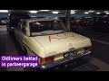 'Mijn hart huilt', oldtimers beklad in parkeergarage