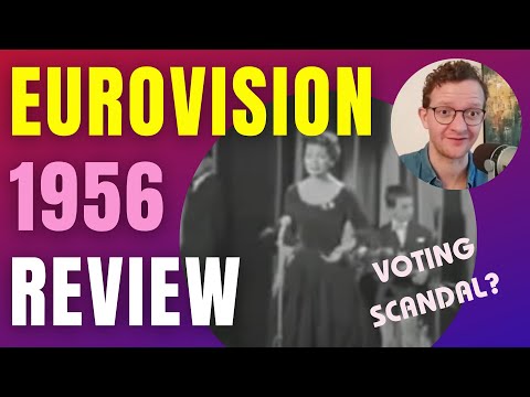 Eurovision 1956 Summary - A Voting Scandal, a Holocaust Survivor and the birth of a legend!