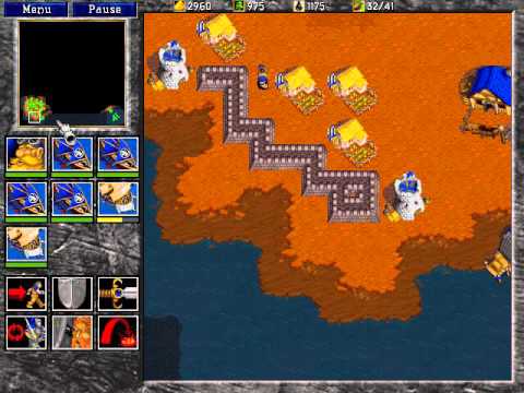 Warcraft 2: Tides of Darkness Full Walkthrough Human Mission 12: The Battle at Crestfall (Fastest)