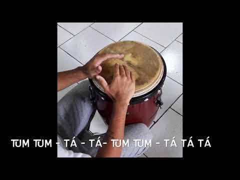 Aula de atabaque #2: Demonstração do Congo (Como tocar atabaque )