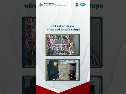 Safe and efficient cable management #cablemanagement #electrician #manufacturing #cabletrays