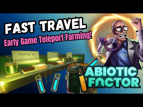 Get Materials FAST with This Personal Teleporter Setup | Abiotic Factor