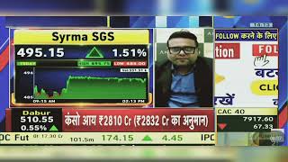 Syrma SGS Technology Share News Today: Syrma SGS Tech Share News | Syrma SGS Share | 2nd May 2024