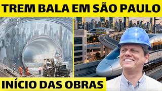 O ÍNICIO DAS OBRAS DO TREM BALA BRASILEIRO