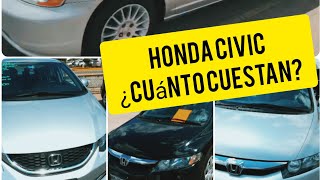 ¿Cuanto cuestan los HONDA CIVIC 4 Propuestas de Autos Usados.