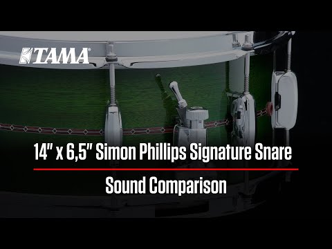 14"x6,5" Simon Phillips Signature Snare Comparison