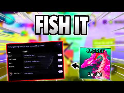 Fish it Script Pastebin 2026 | AUTO FARM, 2X SPEED FISHING, AUTO PREFECT, INSTANT FISHING