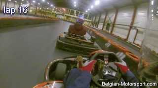 preview picture of video 'Karting at Bilzen - GoPro 3 black onboard (with laptimes)'