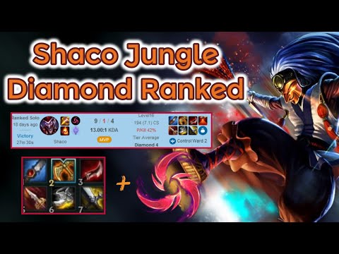 Assassin Shaco Diamond II Ranked Gameplay [League of Legends] Full Gameplay - Infernal Shaco