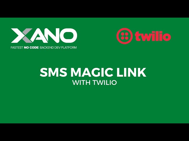 SMS Magic Link with Twilio