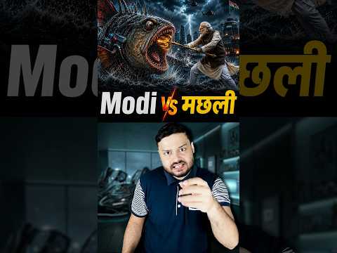 Modi Vs Fish: A Weird Situation in Gujarat Fish Market - Weird Indian News #shorts