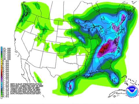 September 25 Weather Xtreme Video - Afternoon Edition