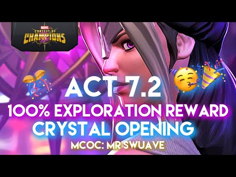 7.2 100% Exploration Reward Crystal Opening MCOC Ft 6Star NEXUS