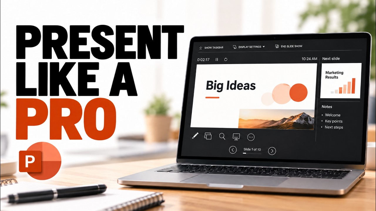 How to Present a PowerPoint Slideshow (Beginner Tutorial)